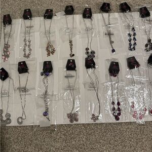 Paparazzi Silver and Pink Necklace Set
